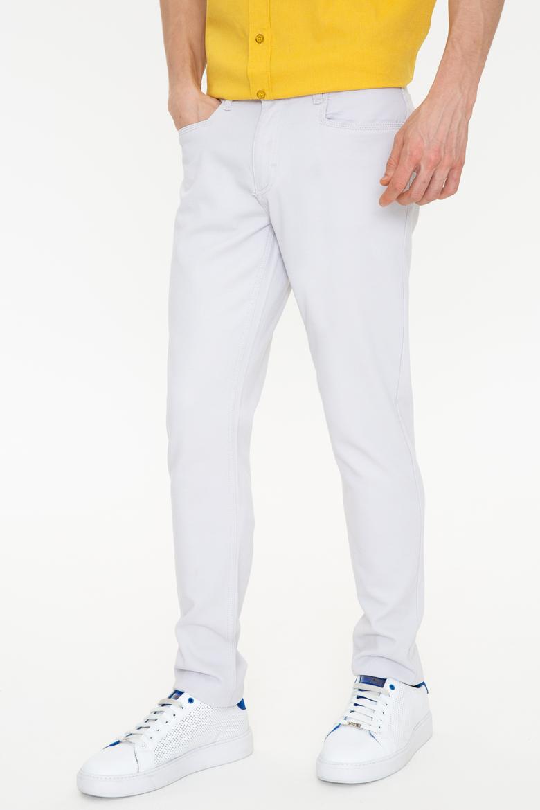 Erkek Açık Gri Kanvas Pantolon - 50246109039