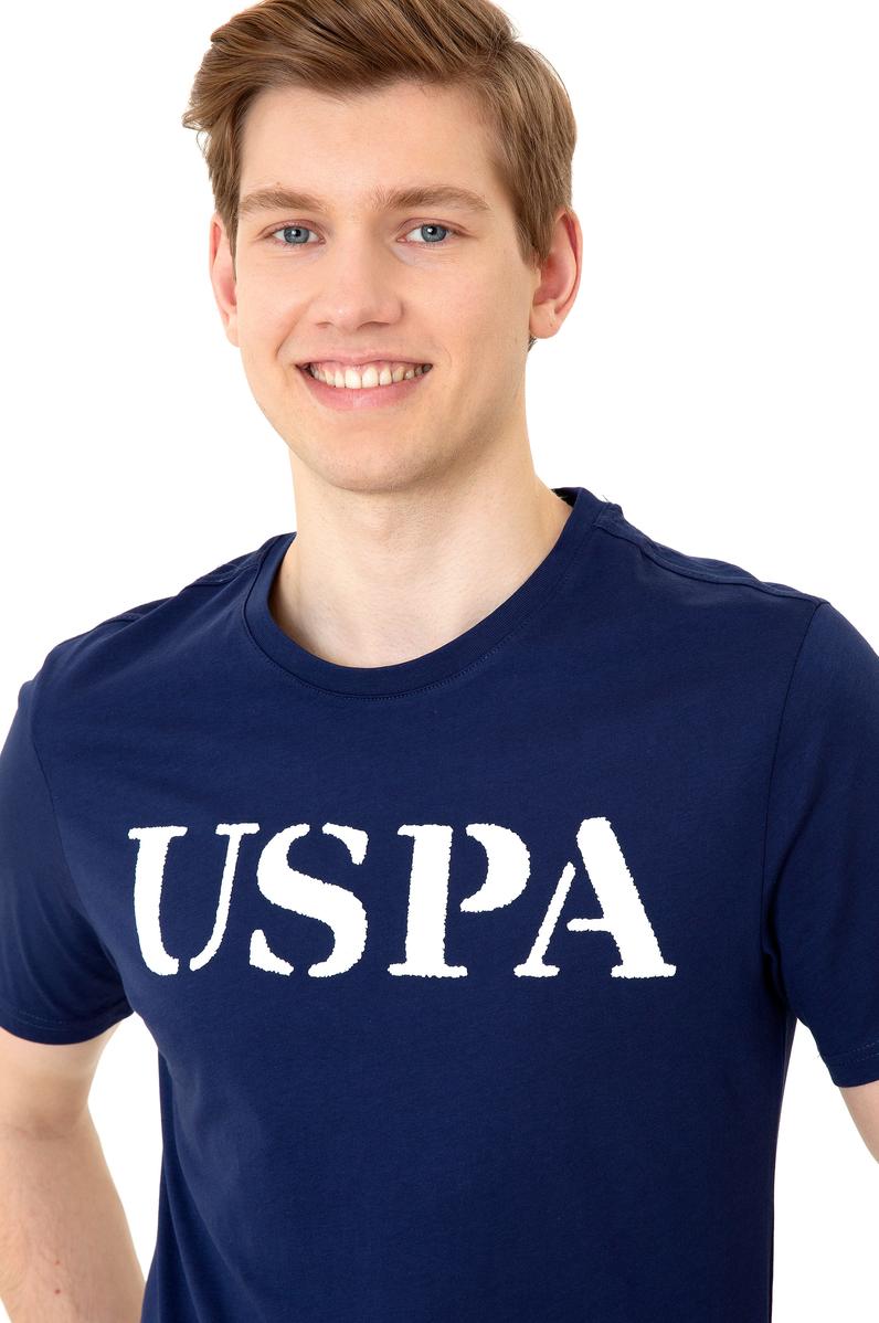 Erkek Lacivert Bisiklet Yaka Basic Tişört