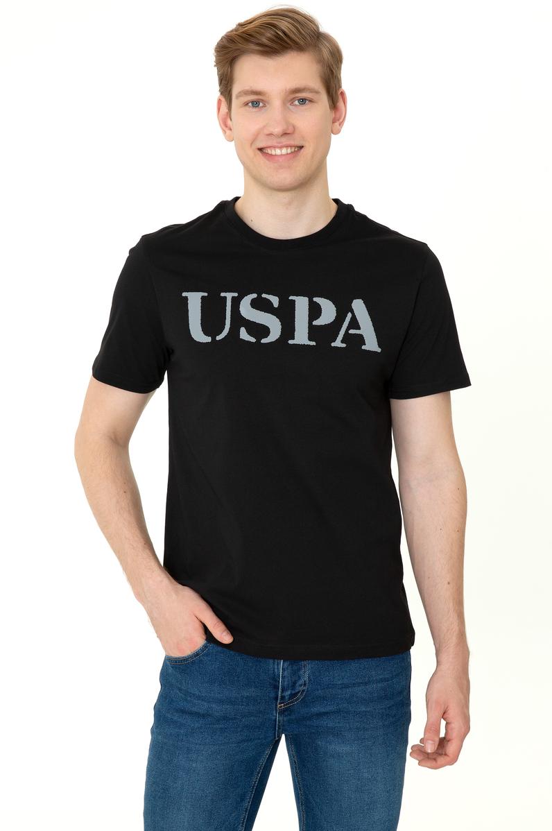 Erkek Siyah Basic Bisiklet Yaka Tişört