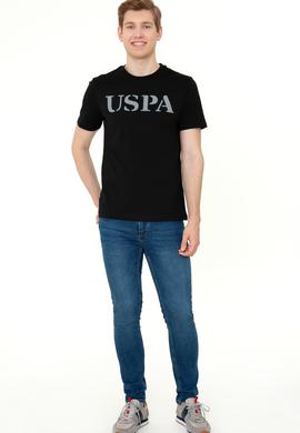 Erkek Siyah Basic Bisiklet Yaka Tişört - 50248569052