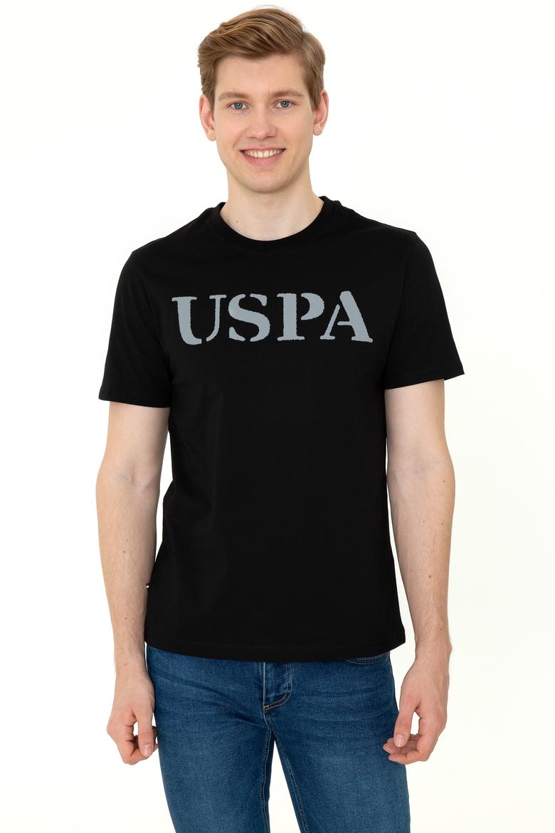 Erkek Siyah Basic Bisiklet Yaka Tişört - 50248569052