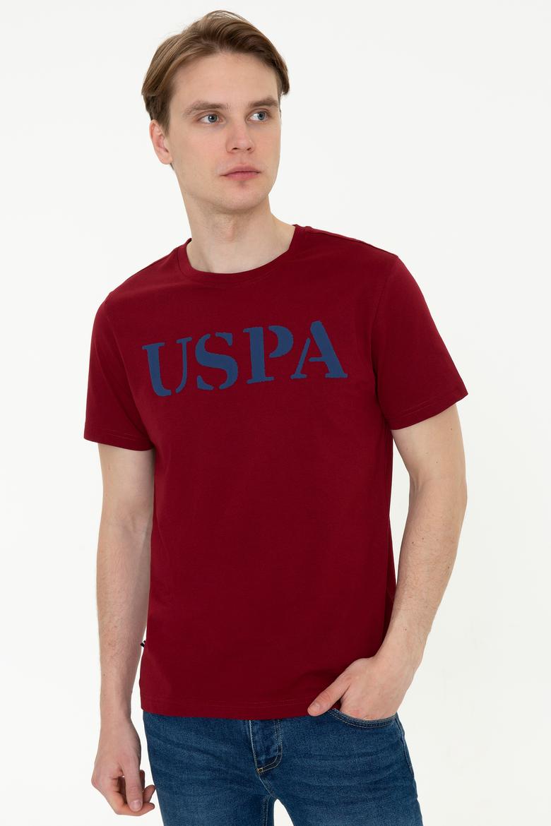 Erkek Bordo Basic Tişört