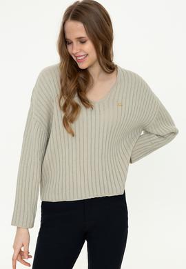 Kadın Haki Kazak - 50251859003