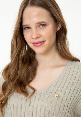 Kadın Haki Kazak - 50251859003