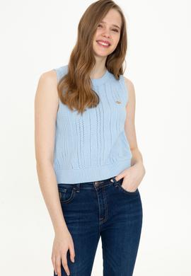 Kadın Açık Mavi Kazak - 50254497003