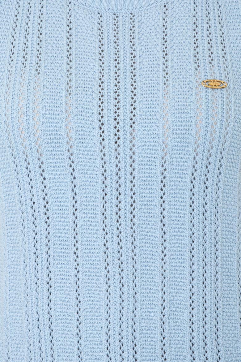 Kadın Açık Mavi Kazak - 50254497003