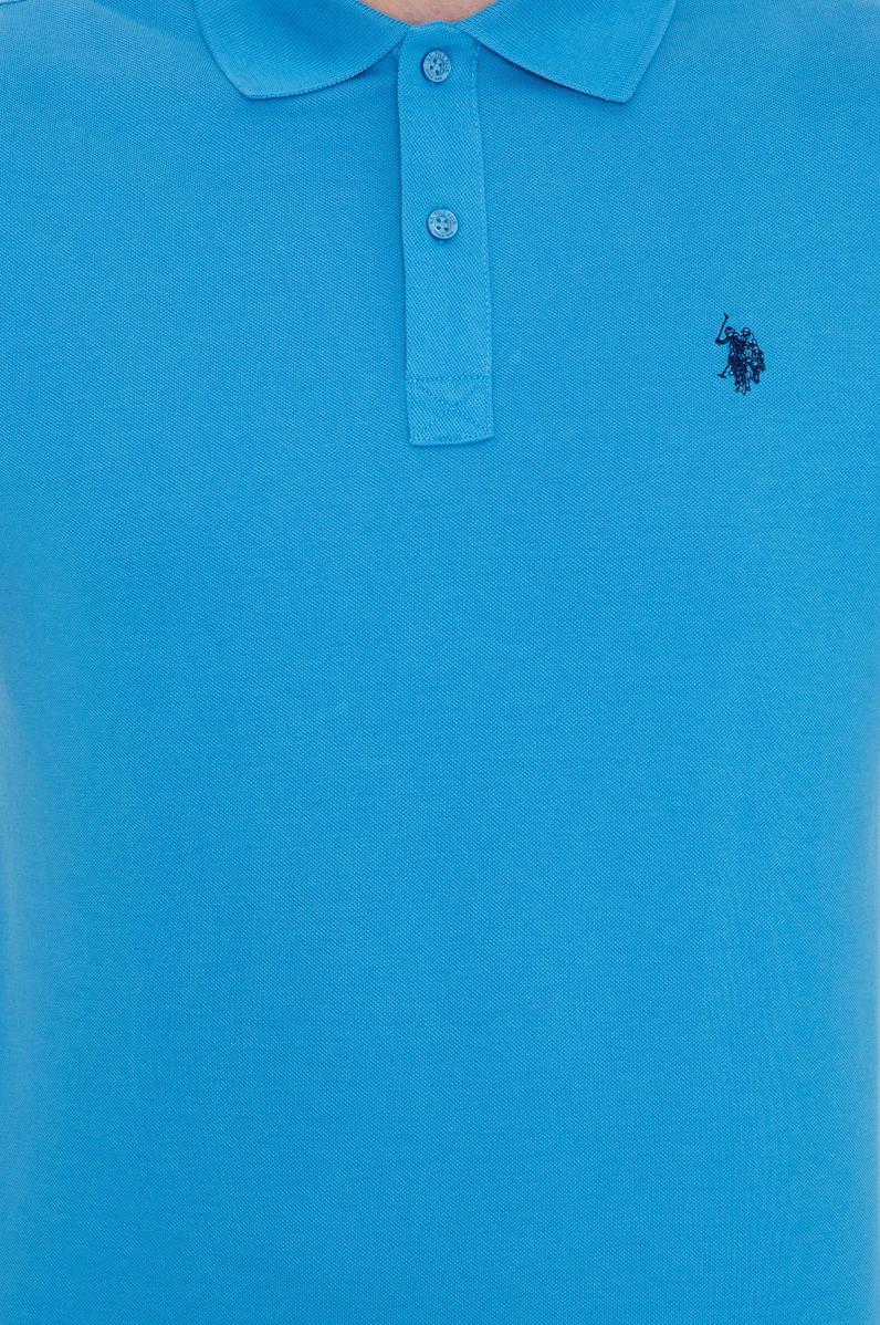 Erkek Kobalt Mavi Basic Tişört