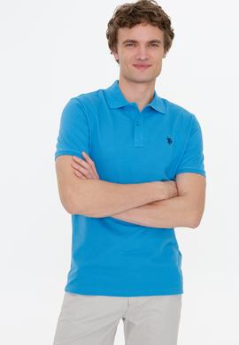 Erkek Kobalt Mavi Basic Tişört - 50232303180