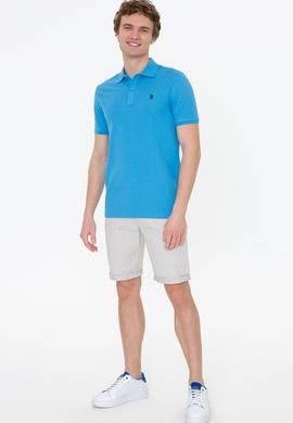 Erkek Kobalt Mavi Basic Tişört - 50232303180