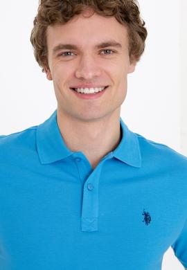 Erkek Kobalt Mavi Basic Tişört - 50232303180