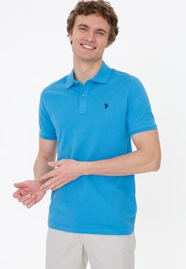 Erkek Kobalt Mavi Basic Tişört - 50232303180