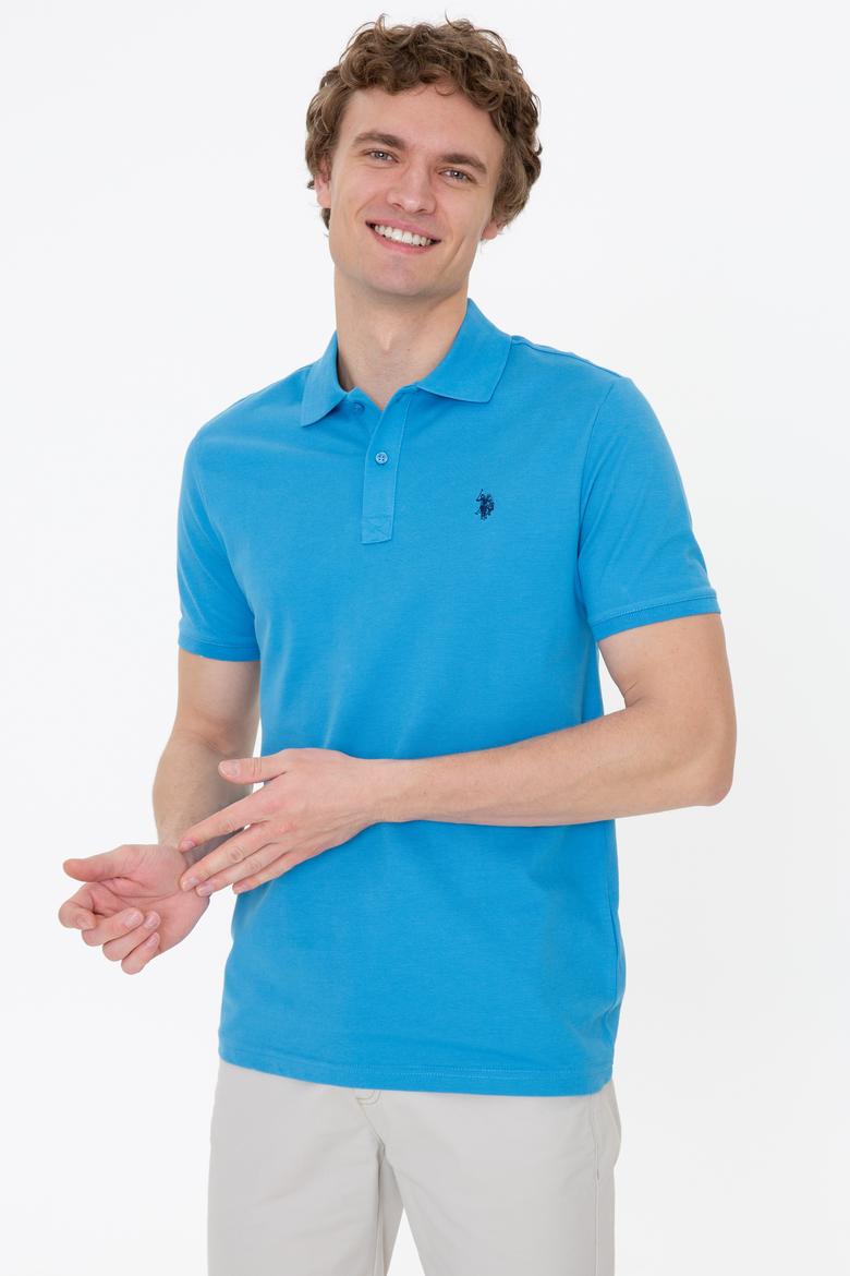 Erkek Kobalt Mavi Basic Tişört - 50232303180