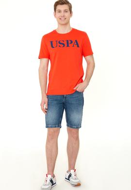 Erkek Kırmızı Basic Bisiklet Yaka Tişört - 50248569129