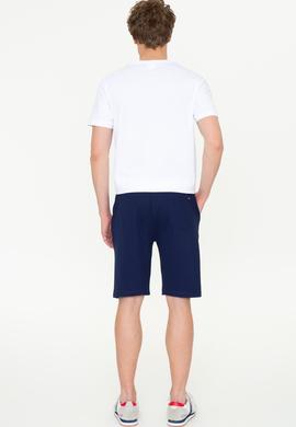 Erkek Lacivert Örme Şort - 50248600004