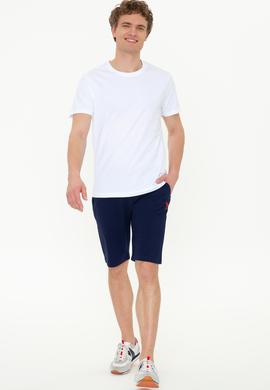 Erkek Lacivert Örme Şort - 50248600004