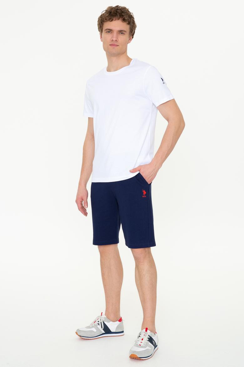 Erkek Lacivert Örme Şort - 50248600004