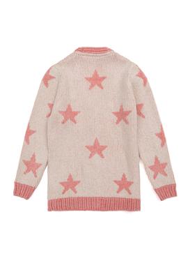 Kız Çocuk Krem Melanj Triko Hırka - 50237352001