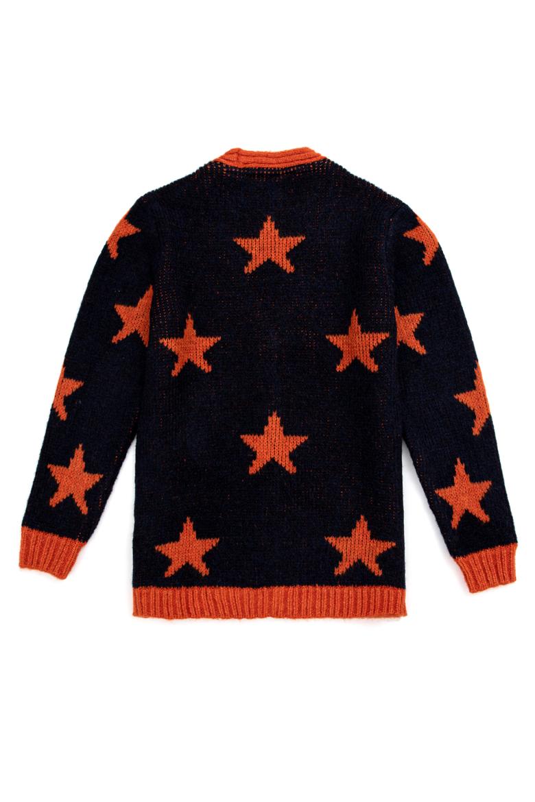 Kız Çocuk Lacivert V Yaka Triko Hırka - 50237352008