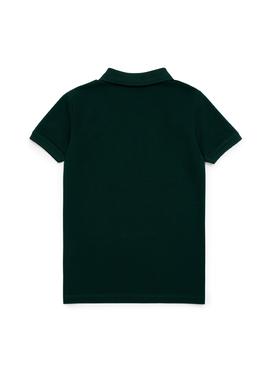 Erkek Çocuk Koyu Yeşil Polo Yaka Tişört - 50249283260