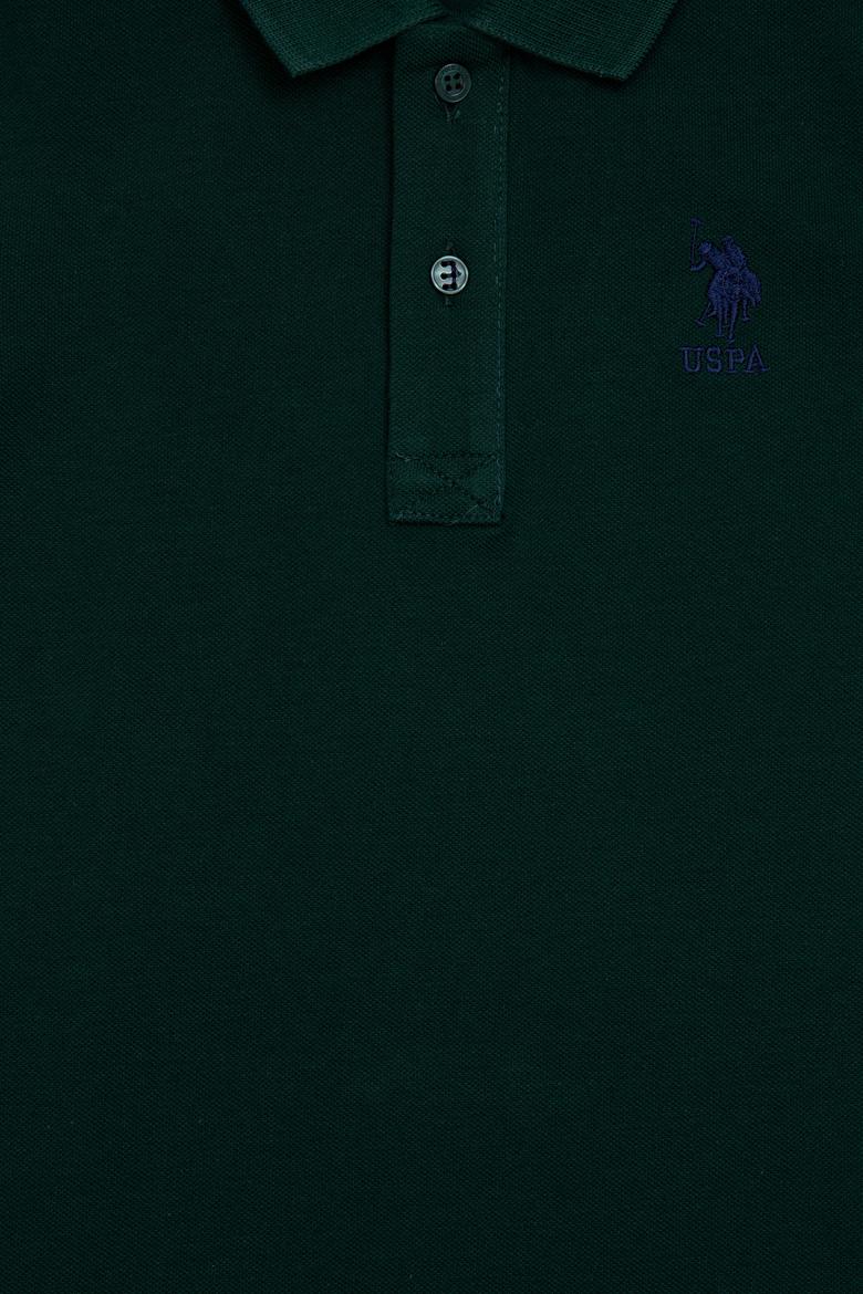 Erkek Çocuk Koyu Yeşil Polo Yaka Tişört - 50249283260