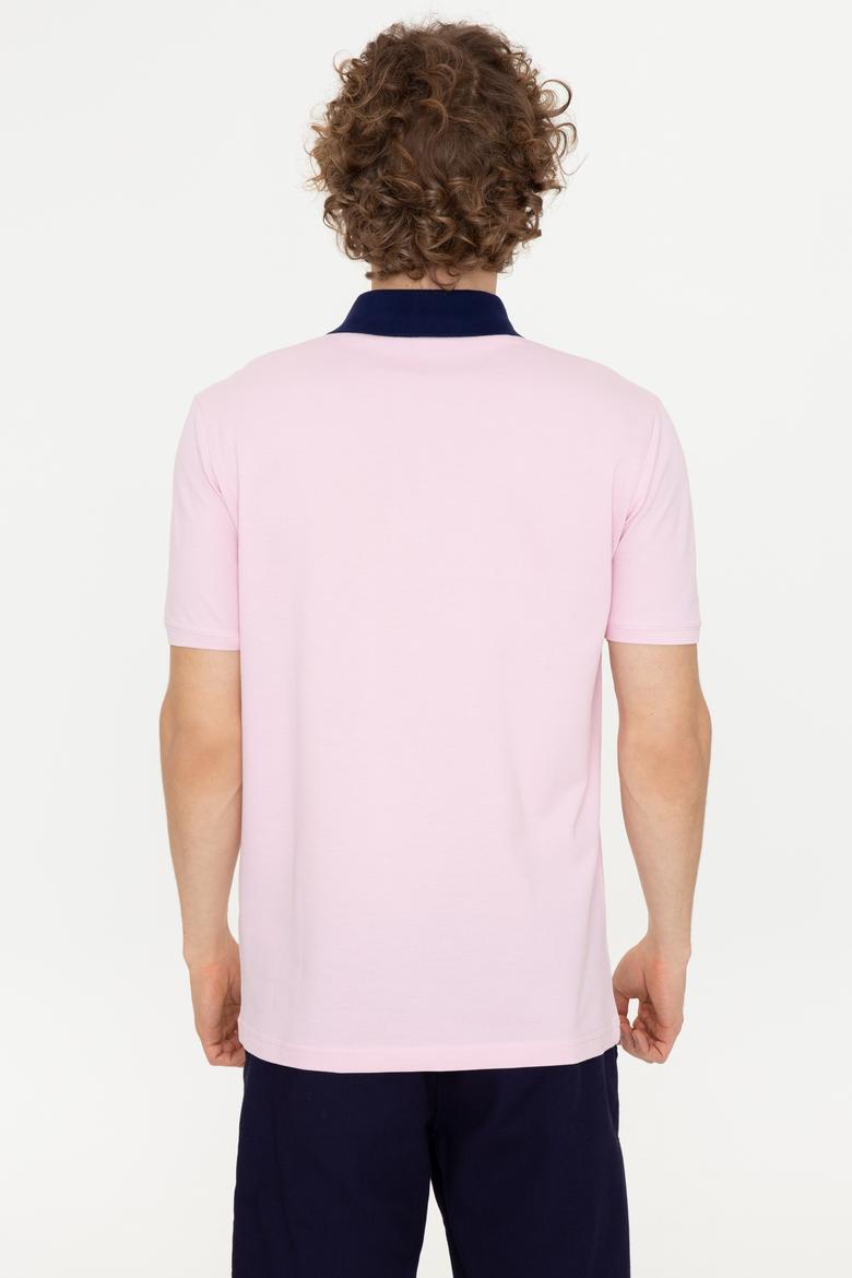 Erkek Pudra Polo Yaka T-Shirt - 50247373245
