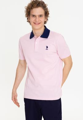 Erkek Pudra Polo Yaka T-Shirt - 50247373245