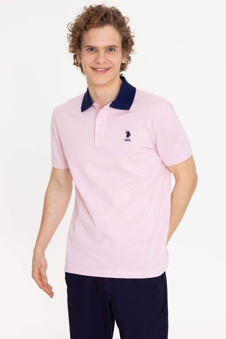 Erkek Pudra Polo Yaka T-Shirt - 50247373245