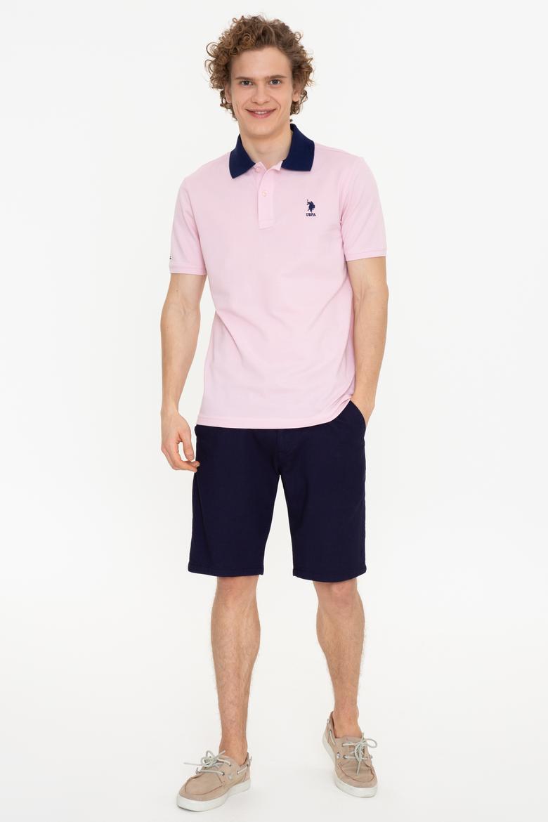 Erkek Pudra Polo Yaka T-Shirt - 50247373245