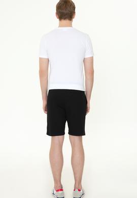 Erkek Siyah Örme Şort - 50251230019