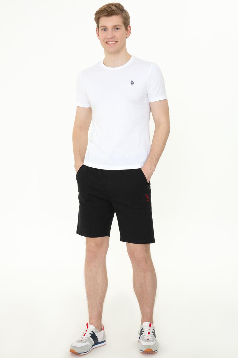 Erkek Siyah Örme Şort - 50251230019