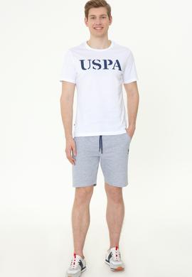 Erkek Gri Melanj Örme Şort - 50251230036