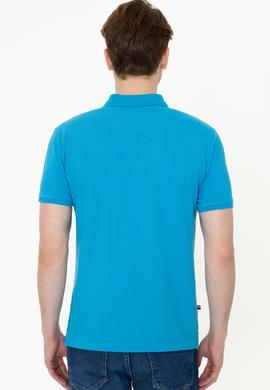 Erkek Kobalt Mavi Basic Tişört - 50249153217