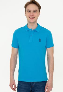 Erkek Kobalt Mavi Basic Tişört - 50249153217