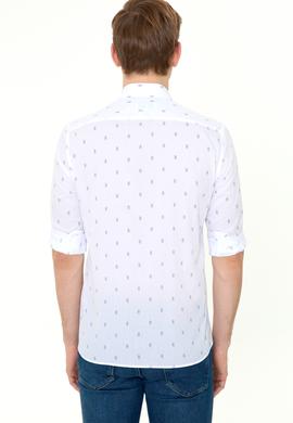 Erkek Beyaz Uzun Kollu Gömlek - 50247280014