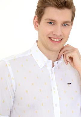 Erkek Safran Uzun Kollu Gömlek - 50247280024