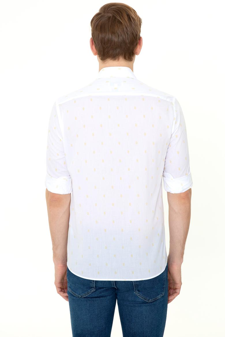 Erkek Safran Uzun Kollu Gömlek - 50247280024