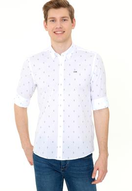 Erkek Beyaz Uzun Kollu Gömlek - 50247280014