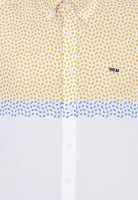 Erkek Safran Uzun Kollu Gömlek - 50249496009