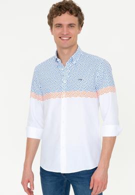 Erkek Petrol Uzun Kollu Gömlek - 50249496018