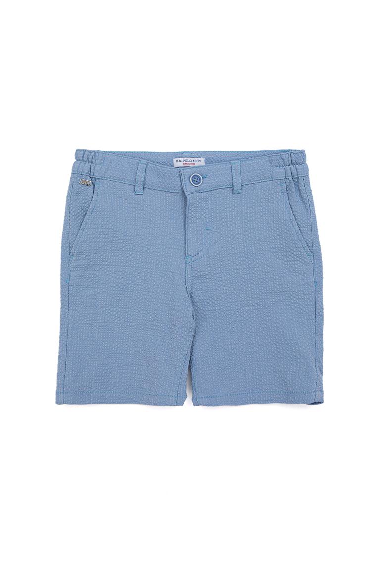 Erkek Çocuk Saks Dokuma Şort