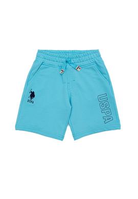 Çocuk Turkuaz Örme Şort - 50248948095