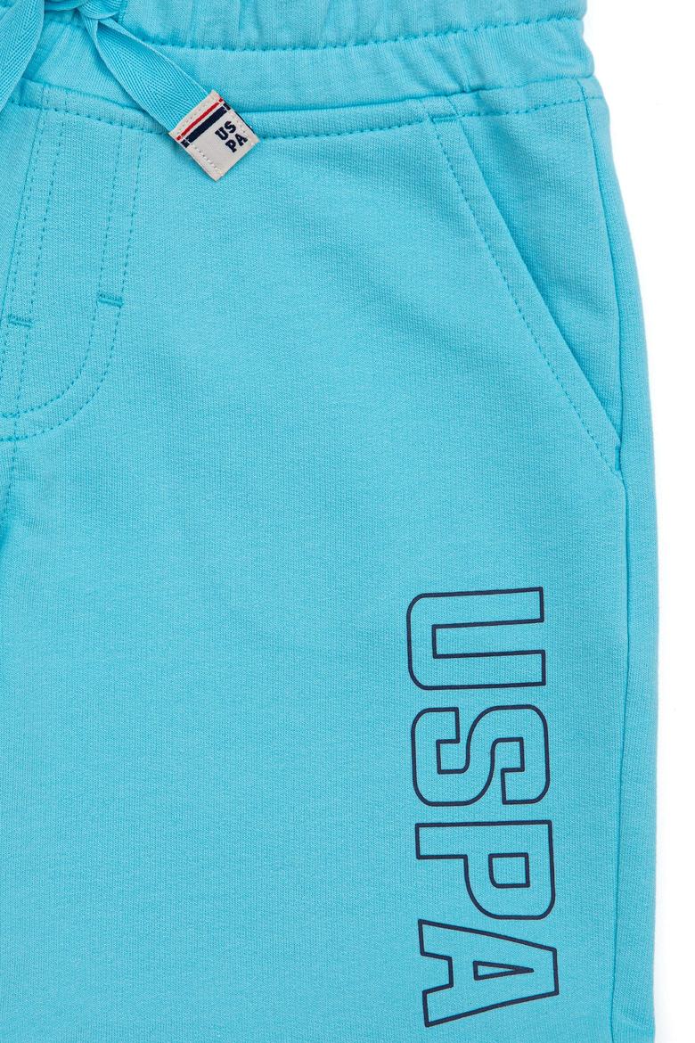 Çocuk Turkuaz Örme Şort - 50248948095