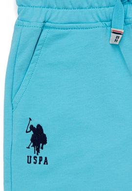 Çocuk Turkuaz Örme Şort - 50248948095