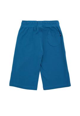 Erkek Çocuk Petrol Mavisi Örme Şort - 50246131052