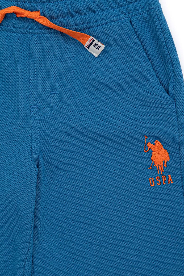 Erkek Çocuk Petrol Mavisi Örme Şort - 50246131052