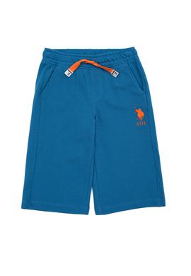 Erkek Çocuk Petrol Mavisi Örme Şort - 50246131052