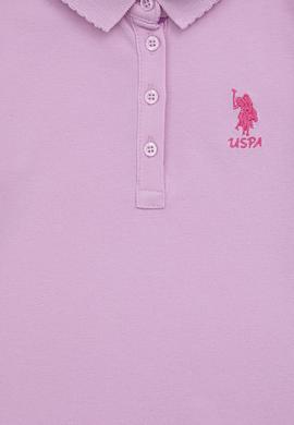 Kız Çocuk Manolya Basic Polo Yaka Tişört - 50246800133