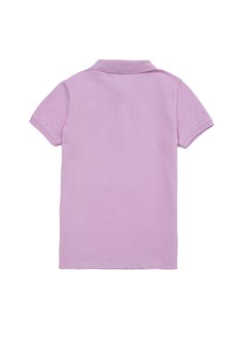 Kız Çocuk Manolya Basic Polo Yaka Tişört - 50246800133