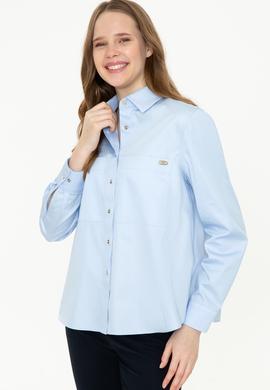 Kadın Açık Mavi Gömlek Uzunkol - 50246461022