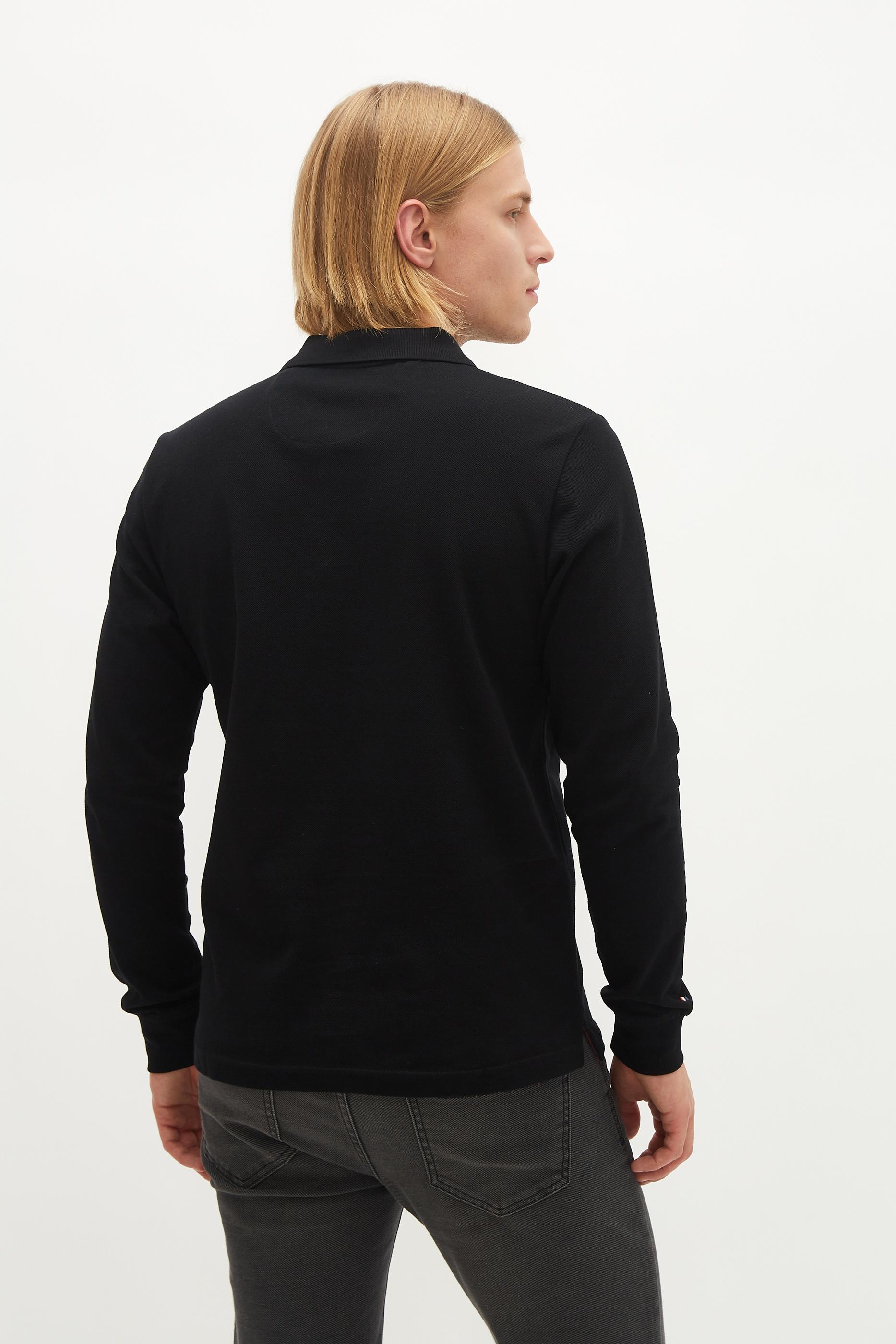 Erkek Siyah Basic Sweatshirt